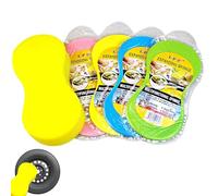 Spugna per lavaggio auto | Pratica spugna per la pulizia della cucina | Spugne compresse resistenti all'abrasione, forte capacità di assorbimento d'acqua, lavastoviglie leggera per bagno e maggio