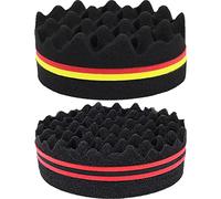 Spugna per Magica Twist, Africano Magico Barbiere Spugna Pennello per per Uomo Twist Spuge Spugna a Doppia Faccia a Doppia Facciate Riccio