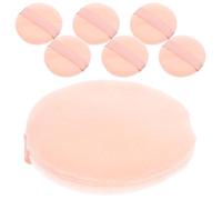 Spugna per Make-up Doppio Lato Bagnato Asciutto 7 Pezzi Rosa | Lattice Idrofilo Non, Forma Rotonda, Facile da Usare, Assorbe Poco, per Fondotinta e Basi Uniformi