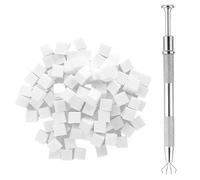 Spugna Per Nail Design - Strumento Per Spugne Per Nail Design, 200 Pezzi Spugne Per Pittura Per Unghie Con Penna Per Afferrare | Per Unghie Artistiche | Strumenti Per Lucidare Il Art Del Mani