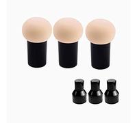 Spugna per trucco con funghi, frullatore cosmetico, senza lattice, spugna per il viso, con manico e custodia per correttore, BB Cream Foundation strumenti per il trucco (confezione da 3)