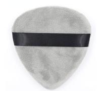 Spugna per trucco in polvere, in cotone, spugnette sfumate, per detergere il viso, fondotinta, cipria, grigio, bel design