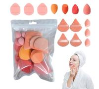 Spugna per trucco viso, spugna per sfumare il trucco | Spugna per fondotinta per sfumare il trucco | Frullatore in spugna Soft Beauty per fondotinta liquido, correttore, crema solare e crema