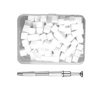 Spugna per unghie - 100 pezzi spugne per unghie in schiuma cosmetica | Spugne per unghie | Strumento per manicure per pittura portatile | Forniture di trasferimento polacche per famiglie, amici