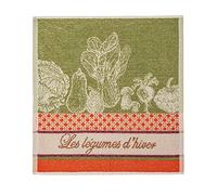 Coucke Spugna quadrata in jacquard di puro cotone – Verdure Invernali