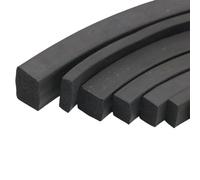 spugna quadrata solida, Guarnizione in spugna con striscia di tenuta in gommapiuma, 1 m, nera, diverse misure(3x30mm)