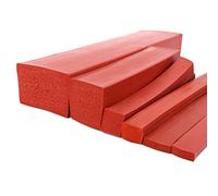spugna quadrata solida, Striscia di spugna in silicone di diverse dimensioni in gomma siliconica da 1 metro(15x30mm)