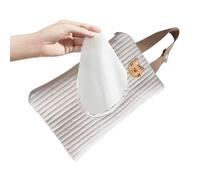 Spugna riutilizzabile per babysitter, Baby Wipe Holder Travel - Borsa da viaggio per dispenser di s in carta ricaricabile portatile,Contenitore per asciugamani di carta per polvere, borsa per