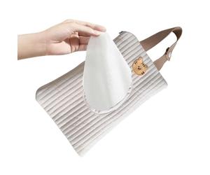 Spugna riutilizzabile per babysitter, Baby Wipe Holder Travel - Borsa da viaggio per dispenser di s in carta ricaricabile portatile,Contenitore per asciugamani di carta per polvere, borsa per