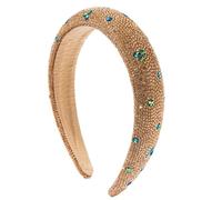 Spugna Temperamento Accessori Per Capelli A Sei Punte Stella Intarsiata Diamante Bambino Respiro Fascia Fascia Ragazza, Colore Caffè