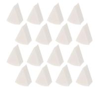 Spugna Triangolare Bianco Set 2 Pezzi, in Lattice | Forma a Cuneo Lati Piatti e Angoli, per Sfumare e Arrivare alle Zone Piccole