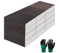 Spugne Abrasive 12 Pezzi Spugna Abrasiva Riutilizzabile 5 grane diverse 80/100/120/180/220 per Lucidare Legno Plastica e Metallo Kit Spugne Lavabili Cucina Pavimento Pulizia Delle Pareti