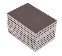 Spugne abrasive, Sabbia quadrata bagnata. Blocco di spugna, grana 120-240, 30 pezzi