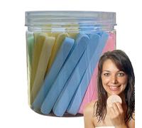 Spugne compresse per il viso, 60 pezzi in cellulosa naturale per la rimozione del make-up, morbide spugne esfolianti per la pulizia del viso, delicate per la pelle, riutilizzabili, compatte, riso