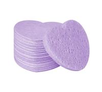 Spugne facciali a forma di cuore | Spugne compresse per il viso a forma di cuore, Spugne cosmetiche naturali, per la rimozione del trucco, pulizia quotidiana del viso 2,76 x 2,36 x 0,3