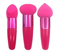 Spugne Per Il Trucco- 29g Spugne Cosmetiche Di Belle | 3 Spugne Morbide Per Il Trucco Per La Base Con Manici | Strumento Cosmetico Di Viaggio Portatile, Spugne Per Il Trucco Per La Base Corretta