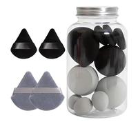 Spugne per il trucco, morbide e piccole, spugne per trucco di bellezza | Spugnette per cipria a lunga durata, per uso bagnato e asciutto, set di 14 spugne per il trucco per donne, fidanzata, madre