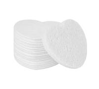 Spugne per il viso a forma di cuore - Schiuma morbida | 50 spugne per il viso a forma di cuore | Tamponi detergenti morbidi per il viso per una rimozione del trucco | Spugne ideali per il