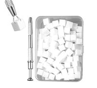 Spugne per unghie, spugna per smalto | 100 pezzi spugne in schiuma con una penna per il design delle unghie - Forniture di trasferimento convenienti, strumento per manicure vernice