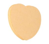 Spugne per viso in cotone e fibra legno dal design a cuore da 50, perfette per la pelle sensibile e spugna per la pulizia della pelle sensibile