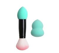 Spugnetta Per Il Trucco Pennello for il trucco professionale 2 teste Blusher Brush Brush Trucco Blender Beauty Spugna Cosmetic Bold Foundation Polvere Make Up Tools Spugnetta Per Stendere Il Trucco (