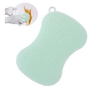 Spugnette in silicone per piatti, spugna per lavare i piatti con setole morbide in silicone, ad asciugatura rapida, multiuso da cucina, scrubber per piatti, padelle