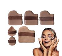Spugnette Trucco,Sponze per Fondotinta Blending - 6 Pezzi Morbidi E Riutilizzabili Strumenti Di Bellezza Per Trucco Casa Fondotinta Viaggio Donne