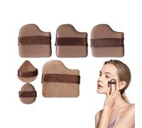 Spugnette Trucco | Sponze per Fondotinta Blending | 6 Pezzi Morbidi Strumenti Di Bellezza Riutilizzabili Per Ragazze Contouring Fondotinta Fusione Casa Viaggio