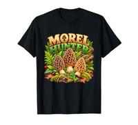 Spugnole Morel Hunter Ricerca Funghi nel Bosco Maglietta
