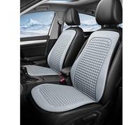 Spulhc Cuscino coprisedile per Auto per MG ZS 2022 2023 2024, Cuscino del Sedile in Seta Cool Ice, Cuscino rinfrescante/Traspirante,A-Gray-2 Set