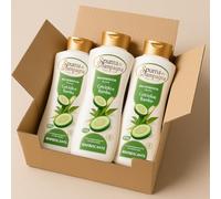 Spuma di Sciampagna Bagno Doccia Crema Cetriolo e Bambù 650 ml - Confezione da 3 o 6 Pezzi - Con Ingredienti di Origine Naturale - Effetto Rinfrescante (3)