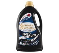 Spuma Di Sciampagna Detersivo Lavatrice Liquido Nero Puro 36 Lavaggi 1620ml, 1620ml