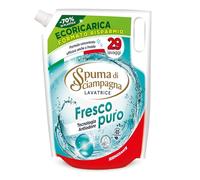 Spuma di Sciampagna - Ecoricarica Detersivo Lavatrice Fresco Puro, Formula Concentrata con Tecnologia Antiodore, Igienizzante con 93% di Ingredienti Biodegradabili - 1305 ml, 29 Lavaggi