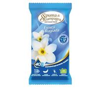 Spuma di Sciampagna - Foglietti Umidi Asciugatrice Fragranza Fresca Rugiada, Origini 100% Naturali e Biodegradabili, Dermatologicamente Testati con Azione Ammorbidente - 40 Foglietti