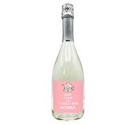 Spumante analcolico personalizzato - Idea regalo esclusiva e originale per la festa dei nonni, come regalo di Natale, compleanno o festa della donna (Keep Calm Nonna)