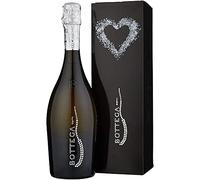 Spumante Brut Diamond Bottega | Bottiglia 75 Cl Impreziosita da Brillantini | Astucciata | Idea Regalo