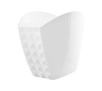 Spumantiera 2 posti modello Diamond in polipropilene di colore bianco
