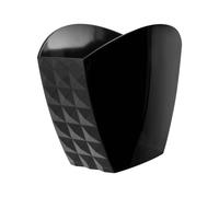 Spumantiera 2 posti modello Diamond in polipropilene di colore nero