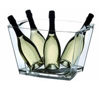 Spumantiera Champagnera Professionale - Modello GENEVE TRANSPARENT in Metacrilato - Capacità 6 Bottiglie