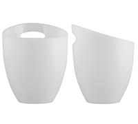 Spumantiera modello Igloo in acrilico di colore bianco