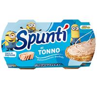 Spuntì Crema Spalmabile al Tonno, Fonte di Proteine, 2 Lattine da 84 gr