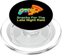 Spuntini per il giocatore di raid a tarda notte PopSockets PopGrip per MagSafe