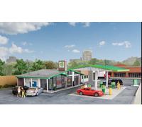 Spur H0 - Kit Di Costruzione Moderna Di Stazione Di Servizio - 3542 Neu