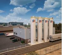 Spur H0 Kit Fabbrica Impianto Pellet In Plastica 4145 Neu