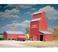 Spur H0 Kit Silos Per Cereali Farmers 3036 Neu