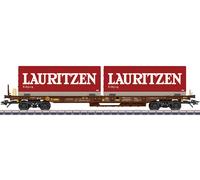 Spur H0 Märklin 47439 Carrello Tasche Sdgms Lauritzen AAE Cargo Nuovo OVP