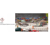 Spur H0 NOCH 66834 Kit Micro-Motion Skatepark Nuovo OVP