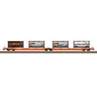 Spur H0 Trix 24471 Carro Merci Doppel-Taschenwagen Sdggmrss Nuovo OVP