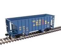 Spur H0 - Walthers 100-Ton 2-Bay Hopper Golden West - 56605 Neu
