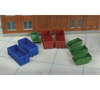 Spur HO - Contenitore Industriale 8 Pezzi - 4106 Neu